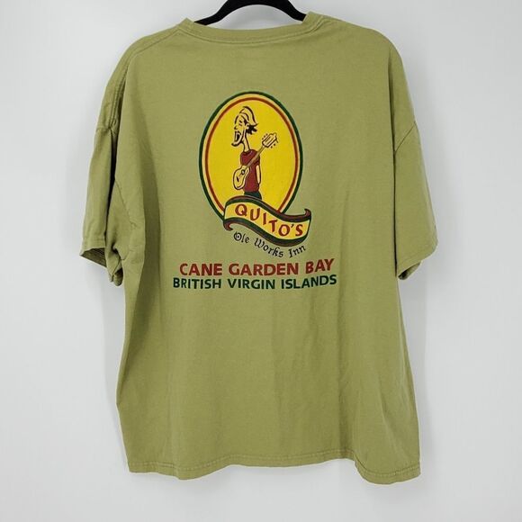 Hanes Authentic Quito's Cane Garden Bay British Virgin Islands Size 2XL - Picture 6 of 6